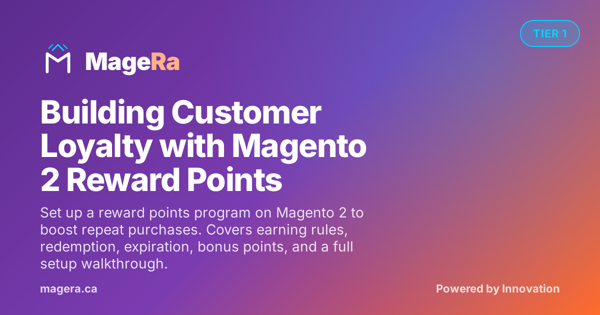 Building Customer Loyalty with Magento 2 Reward Points