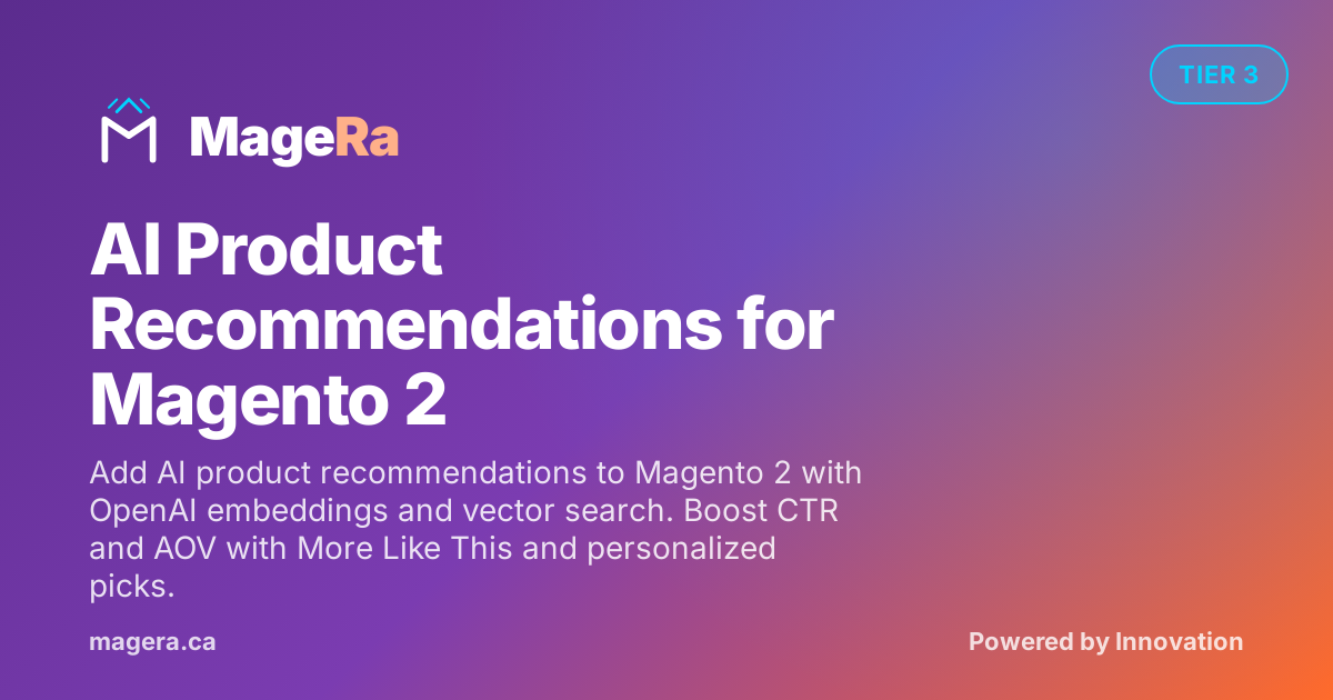 AI Product Recommendations for Magento 2