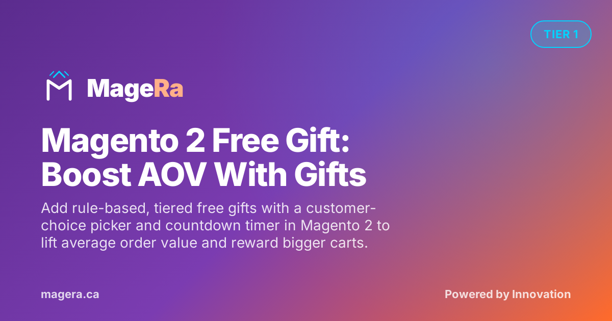 Magento 2 Free Gift: Boost AOV With Gifts