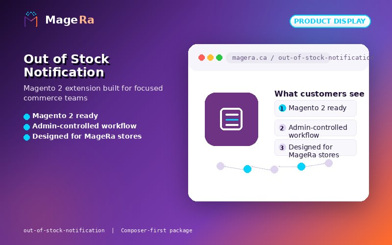 Out of Stock Notification preview